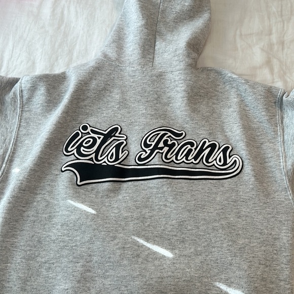 IETS FRANS GREY ZIP UP HOODIE - Picture 3 of 3